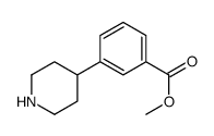 METHYL 3-(PIPERIDIN-4-YL)BENZOATE Structure
