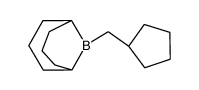B-(cyclopentylmethyl)-9-BBN Structure