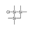 chloro-methyl-bis(trimethylsilyl)silane Structure