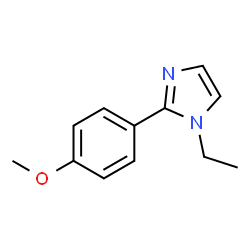 1H-Imidazole,1-ethyl-2-(4-methoxyphenyl)-(9CI) Structure