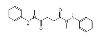 Bernsteinsaeure[bis(1,1'-methyl-2,2'-phenyl)hydrazid-(1,1')]结构式