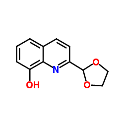 2-(1,3-Dioxolan-2-yl)-8-quinolinol结构式