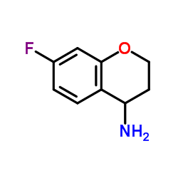 7-氟苯并二氢吡喃-4-胺结构式