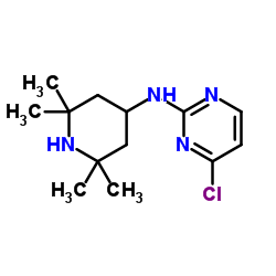 4-Chloro-N-(2,2,6,6-tetramethyl-4-piperidinyl)-2-pyrimidinamine Structure