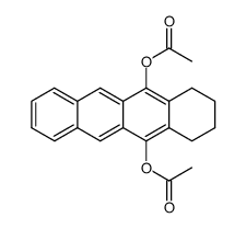 5,12-diacetoxy-1,2,3,4-tetrahydronaphthacene Structure
