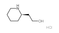 (R)-2-哌啶乙醇盐酸盐结构式