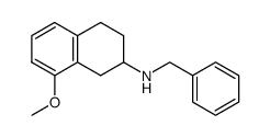 N-benzyl-8-methoxy-2-aminotetralin Structure