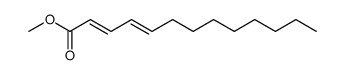 methyl (2E,4E)-trideca-2,4-dienoate Structure