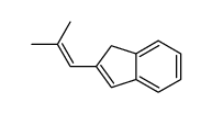 2-(2-methylprop-1-enyl)-1H-indene结构式