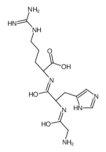 glycyl-histidyl-arginine结构式