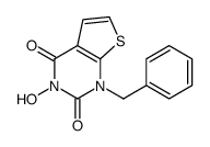 1-benzyl-3-hydroxythieno[2,3-d]pyrimidine-2,4-dione Structure