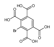 3-bromobenzene-1,2,4,5-tetracarboxylic acid Structure