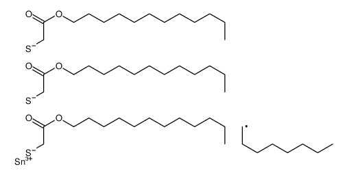 tridodecyl 2,2',2''-[(octylstannylidyne)tris(thio)]triacetate Structure
