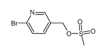 (6-bromopyridin-3-yl)methyl methanesulfonate Structure