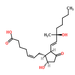 15(S)-15-methyl Prostaglandin D2 Structure