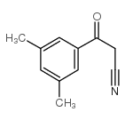 3,5-二甲基苯甲酰基乙腈结构式