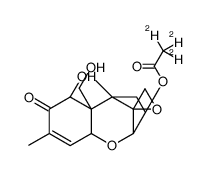 3-乙酰-d3-脱氧雪腐镰刀菌烯醇结构式