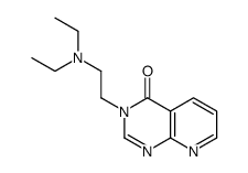 3-[2-(diethylamino)ethyl]pyrido[2,3-d]pyrimidin-4-one结构式