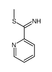 methyl pyridine-2-carboximidothioate结构式
