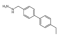 (4-乙基-联苯-4-甲基)-肼结构式