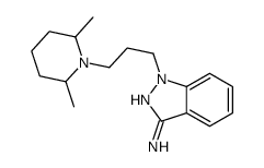 1-[3-(2,6-dimethylpiperidin-1-yl)propyl]indazol-3-amine Structure