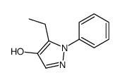 5-ethyl-1-phenylpyrazol-4-ol结构式