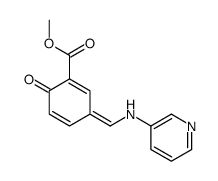 methyl 6-oxo-3-[(pyridin-3-ylamino)methylidene]cyclohexa-1,4-diene-1-carboxylate结构式