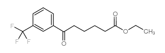 ETHYL 6-OXO-6-(3-TRIFLUOROMETHYLPHENYL)HEXANOATE结构式