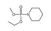 1-[ethoxy(methoxy)phosphoryl]piperidine结构式