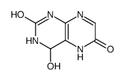 2,6-Pteridinedione,1,3,4,5-tetrahydro-4-hydroxy-(7CI)结构式