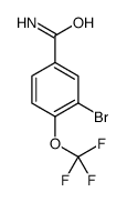 3-溴-4-(三氟甲氧基)苯甲酰胺结构式