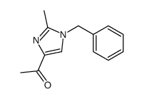 1-(1-benzyl-2-methylimidazol-4-yl)ethanone Structure