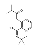 N-tert-butyl-3-(3-methyl-2-oxobutyl)pyridine-2-carboxamide Structure