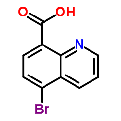 5-溴喹啉-8-羧酸结构式