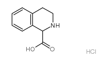 1,2,3,4-Tetrahydroisoquinoline-1-carboxylic acid hydrochloride Structure