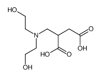2-[[bis(2-hydroxyethyl)amino]methyl]butanedioic acid Structure