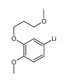 (4-methoxy-3-(3-methoxypropoxy)phenyl)lithium Structure