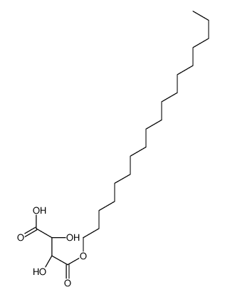 octadecyl hydrogen [R-(R*,R*)]-tartrate结构式