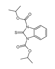 bisisopropyl 2-thioxo-1H-benzimidazole-1,3(2H)-dicarboxylate Structure