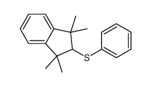 1,1,3,3-tetramethyl-2-phenylsulfanyl-2H-indene结构式