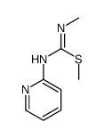 methyl N'-methyl-N-pyridin-2-ylcarbamimidothioate Structure