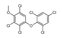 1,3,4-trichloro-2-methoxy-5-(2,4,6-trichlorophenoxy)benzene结构式
