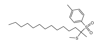 methyl(2-tosyltetradecan-2-yl)sulfane Structure