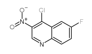 4-chloro-6-fluoro-3-nitroquinoline Structure