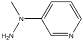 3-(1-甲基肼基)吡啶结构式