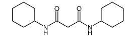 malonic-n,n’-dicyclohexyldiamide结构式