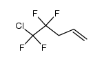 5-chloro-4,4,5,5-tetrafluoro-1-pentene结构式