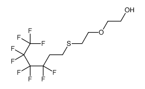 2-[2-(3,3,4,4,5,5,6,6,6-nonafluorohexylsulfanyl)ethoxy]ethanol Structure