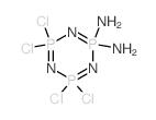 1,3,5,2,4,6-Triazatriphosphorine,2,2-diamino-4,4,6,6-tetrachloro-2,2,4,4,6,6-hexahydro- (8CI,9CI) structure