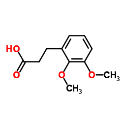 3-(2,3-二甲氧基苯基)丙酸结构式